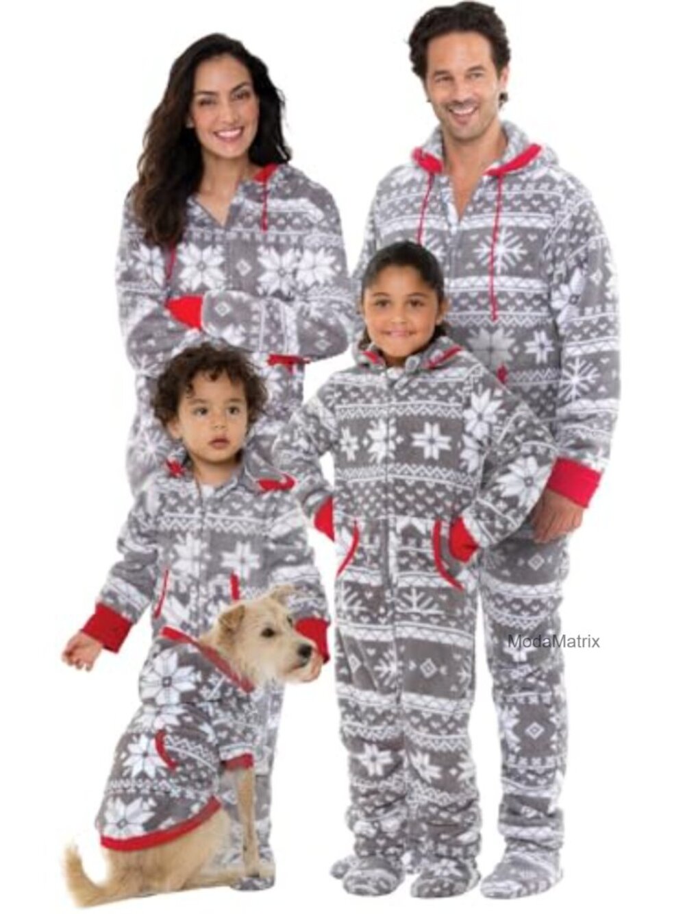Zip-Up Fleece Hoodie-Footie Onesie Pajama for Men